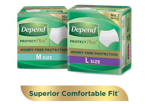 depends adult diapers logo